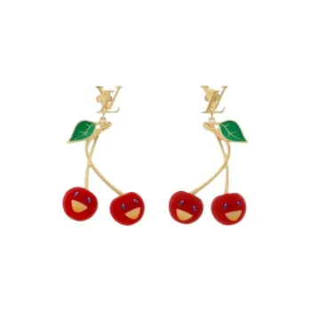 LOUIS VUITTON Lv X Tm Cerise Earrings