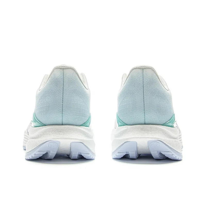 LiNing Super Light 22 Cushioning, Wear Resistant Low Top Physical Fitness Test & Exam Running Shoes Men's White Blue-5