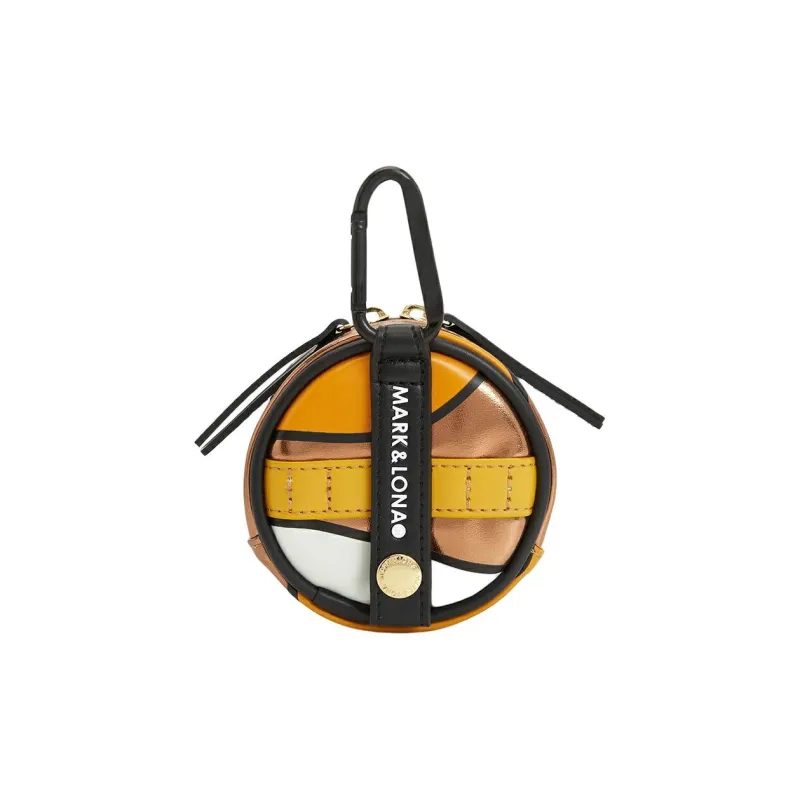 MARK & LONA Artificial Leather Coin Purse Unisex Orange-2