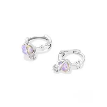 Happy Tide S999 Fine Silver Earrings Women's