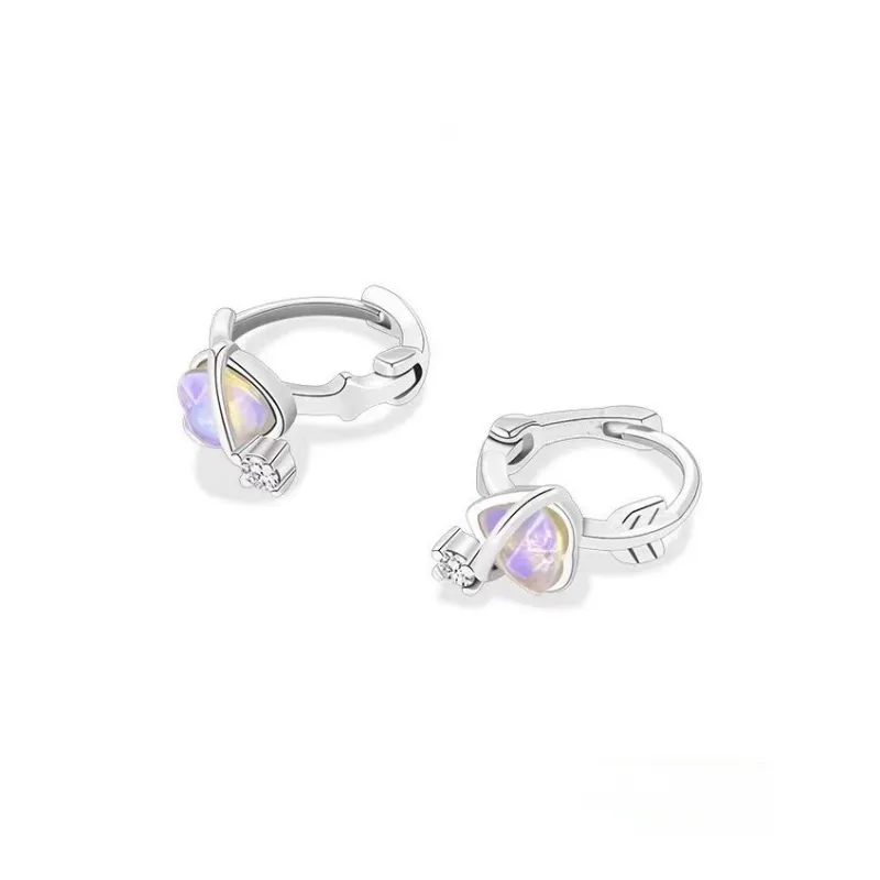Happy Tide S999 Fine Silver Earrings Women's-0