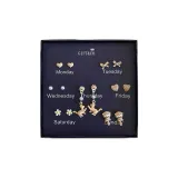 Dopamine Dressing-Brown Kitten One-Week Stud Earrings