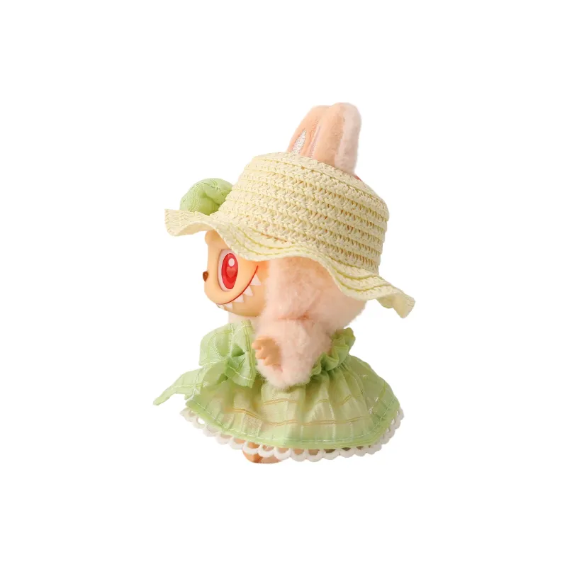 [Modified Doll] POP MART Labubu THEMONSTERS Sitting Party Collection, Vinyl 2.0 Puffy Skirt Bowknot Hang Tag Box 15cm-7