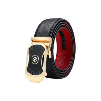 MILLIE'S Top Grain Cow Leather Belts Men's Width 3.5cm