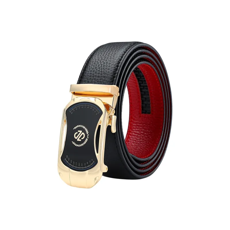 MILLIE'S Top Grain Cow Leather Belts Men's Width 3.5cm-0