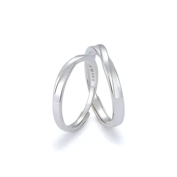 PUENTE 999 Fine Silver Couple Rings Unisex