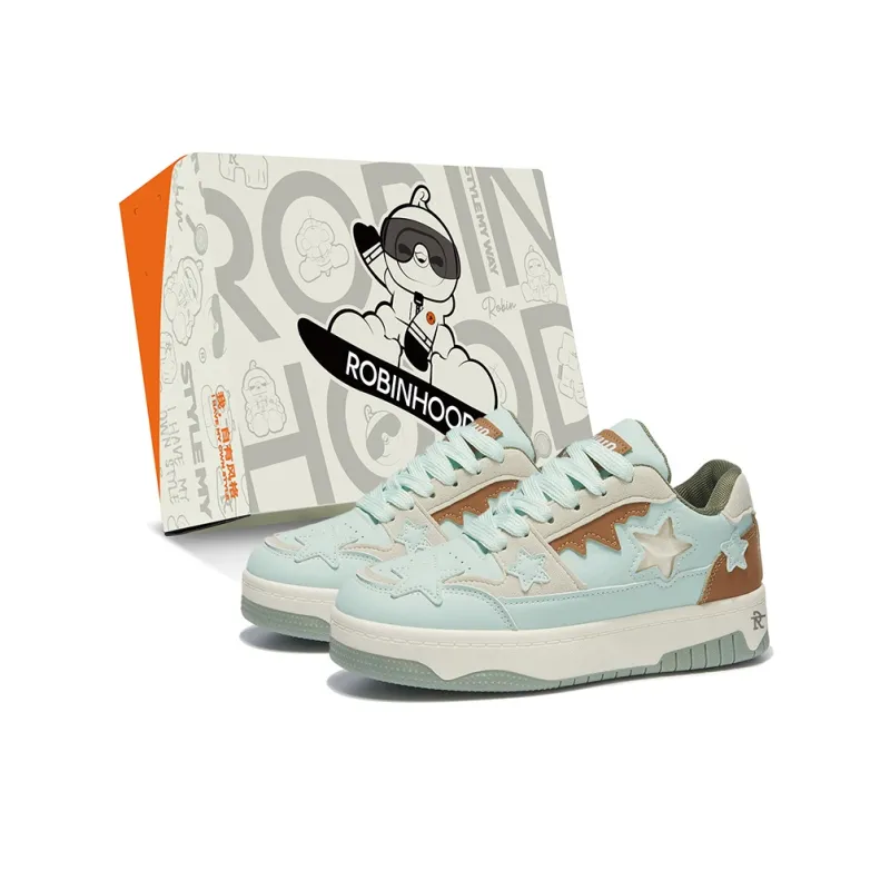 ROBINHOOD Wear resistant, Lightweight, Breathable, And Non slip. Low Top Skateboard Shoes Women's Box Included-5