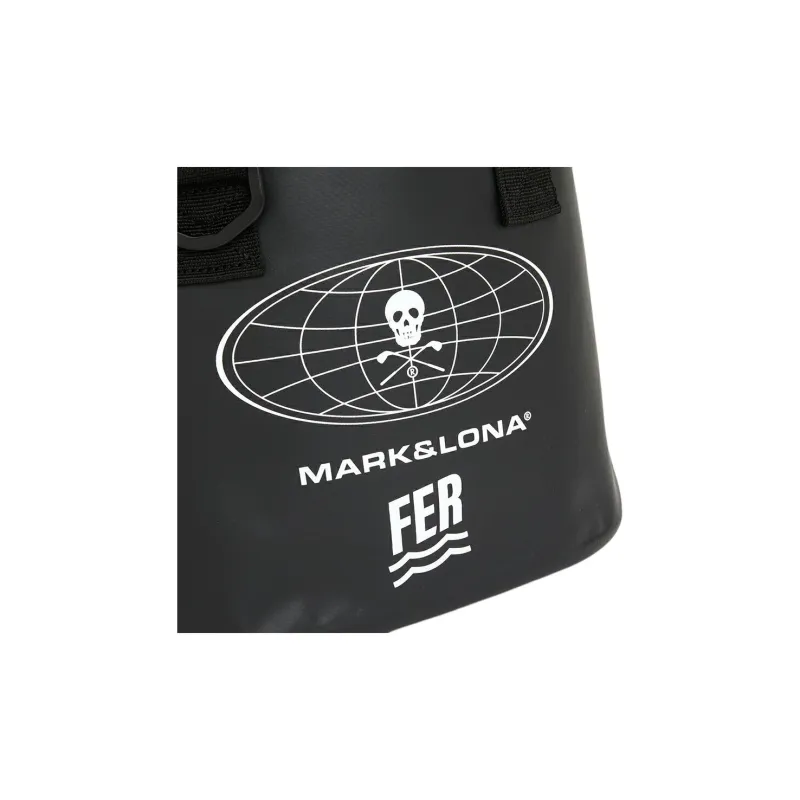 MARK & LONA Waterproof Fabric Bucket Bag, Shoulder Bag, Crossbody Bag, Handbag Unisex Black-8
