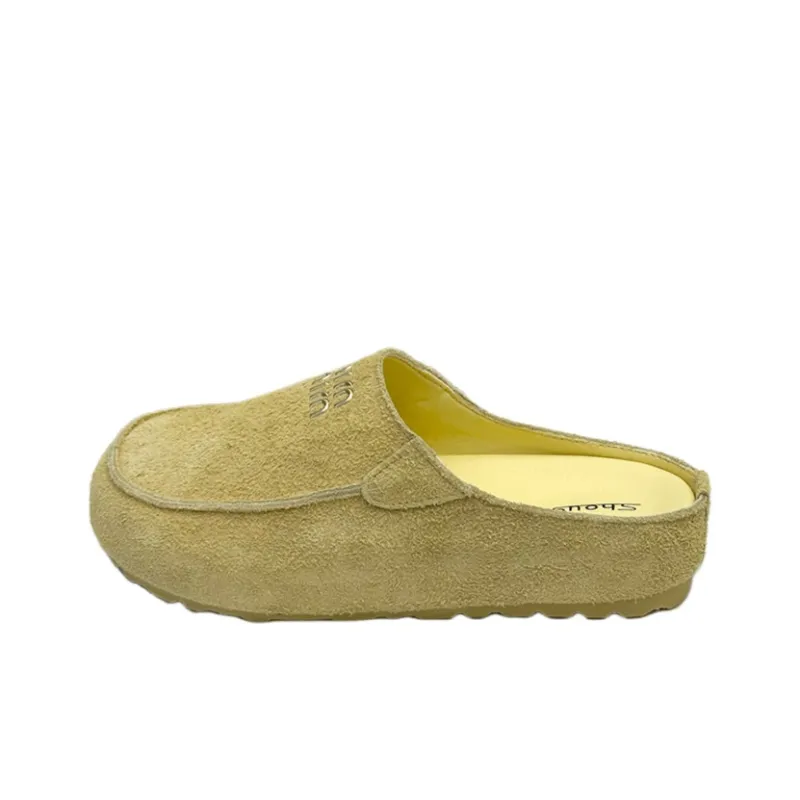 Shougu Rubber Sole Quiet Closed Toe Slippers Women's-2