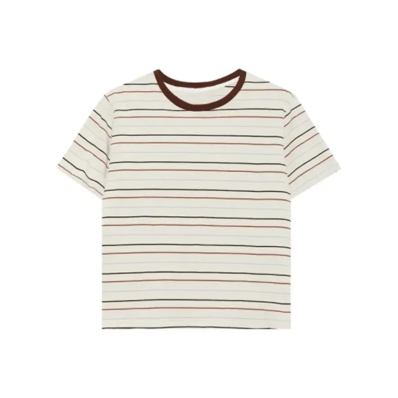GOSO T Shirts Women's Apricot Stripes-0