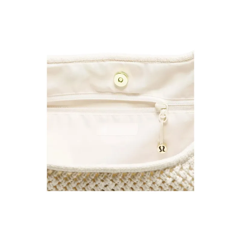 Lululemon Polyester Shoulder Bag Regular Women's Ivory White-3