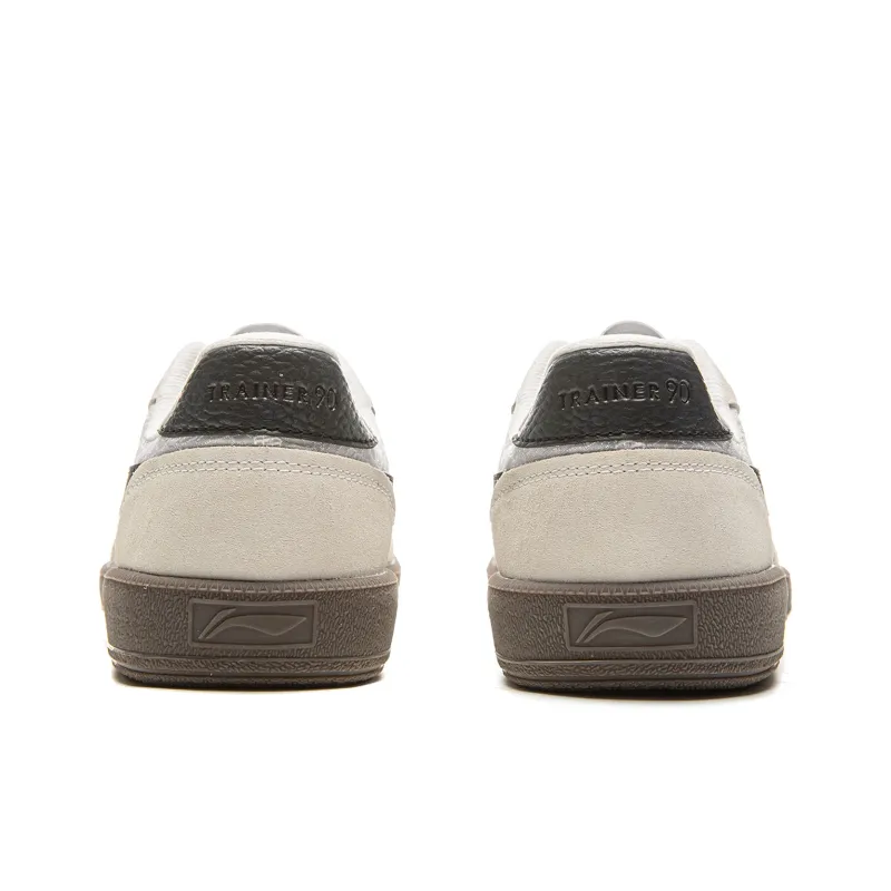 LiNing Yunchuan 2 Slip Resistant, Abrasion Resistant, Lightweight Low Top Skateboard Shoes Women's Mist White-5