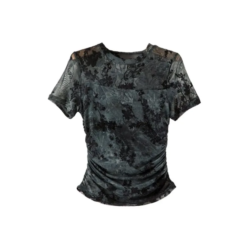 Late White T Shirts Women's Turquoise-0