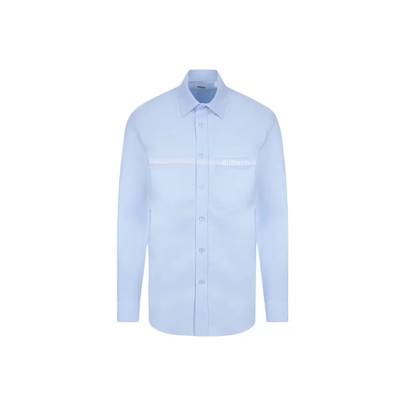 Burberry Shirt Men's Light Blue-0
