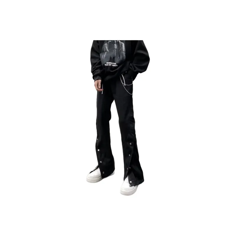 VIPGOOSE Jeans Unisex Black ☆☆☆☆☆-0