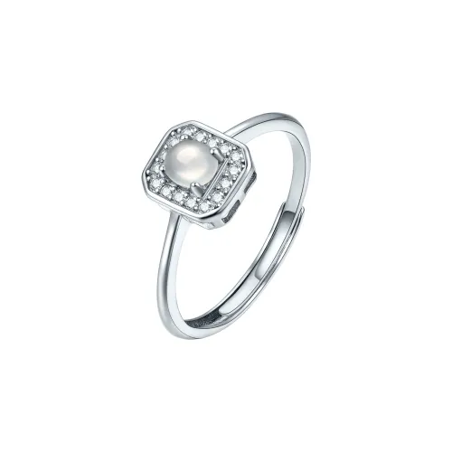 Cuiya Golden Building Ice Type Jadeite Rings Women's