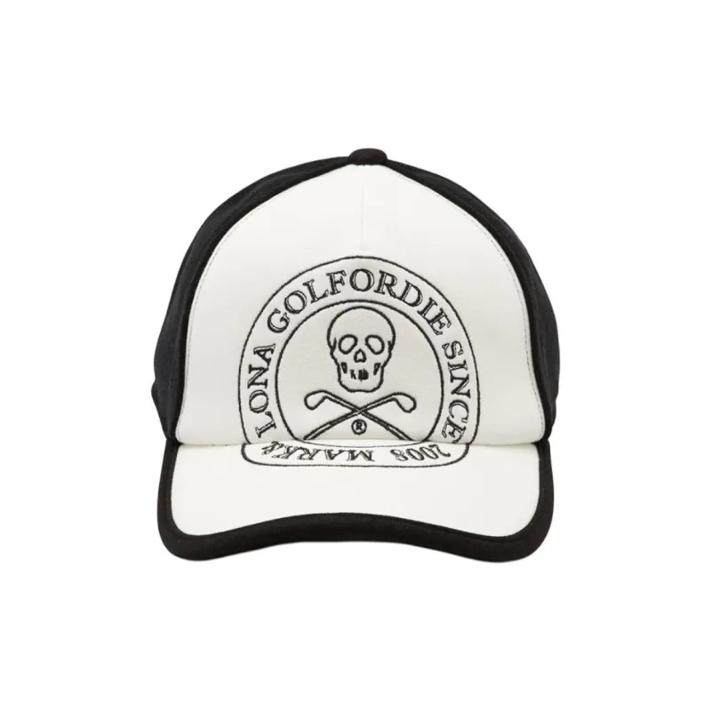 MARK & LONA Cotton Baseball Caps Unisex White-1