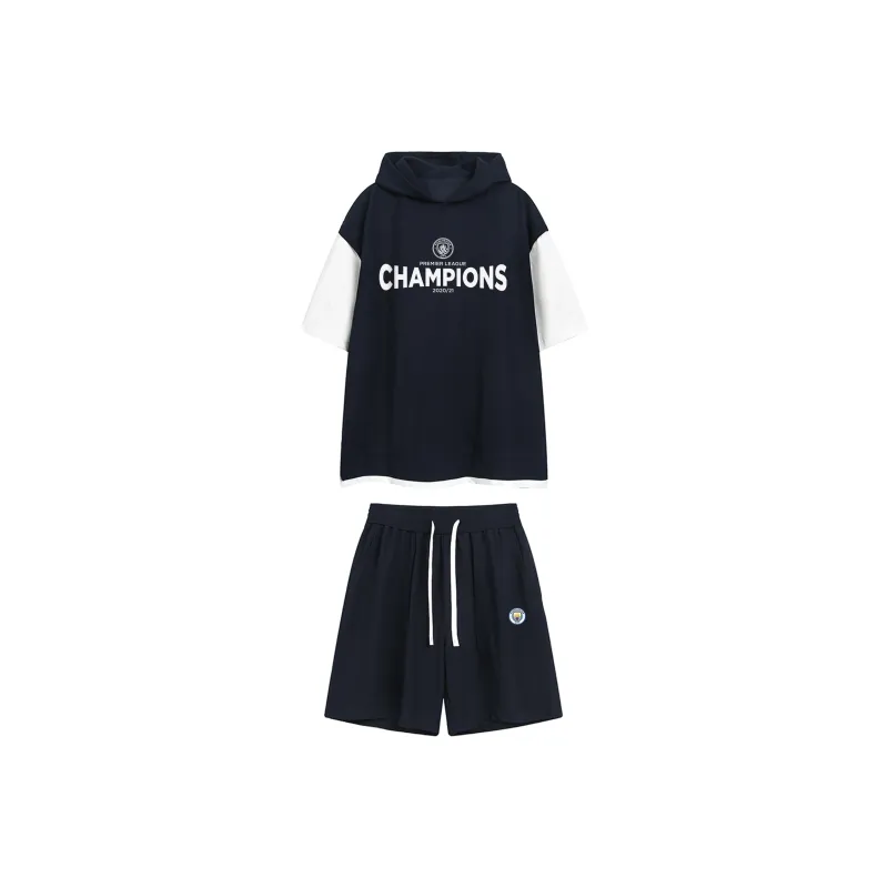 Manchester City F.C. Casual Sportswear Unisex 2 Piece Set-10