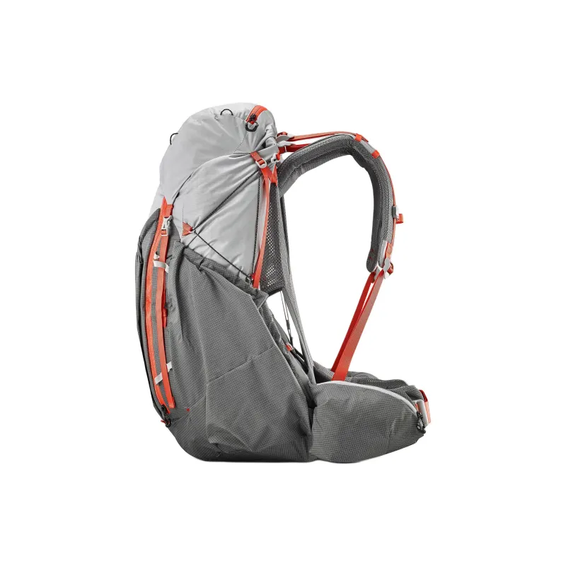 DECATHLON Mountaineering Bag Outdoor Bag Polyamide 55L Smoke Gray Women's-2