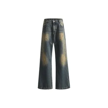 CASAMIA Casual Pants Unisex Vintage Blue