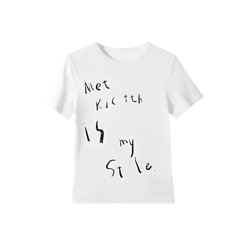 GOSO T Shirts Women's White-0