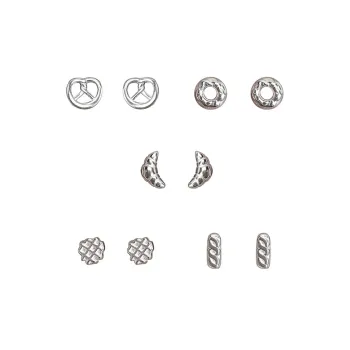 CARAT'S DIARY S925 Silver Stud Earrings Unisex