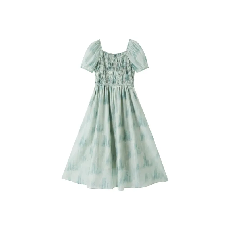 XIANGYING Short Sleeved Dress Women's-3
