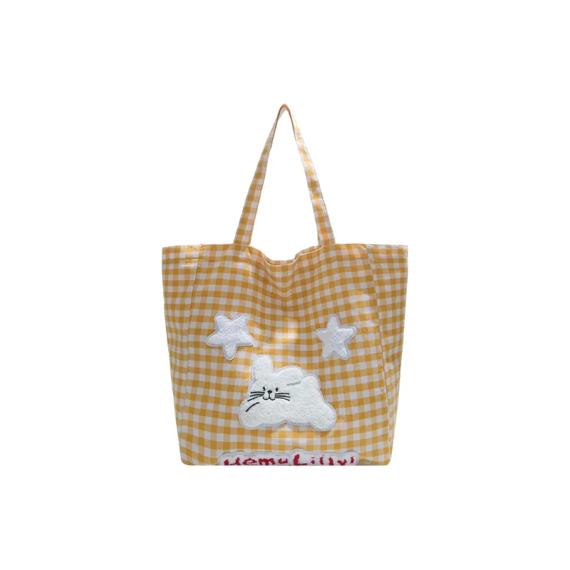 Miss Angel Canvas Bag, Shoulder Bag Women's Multicolor-5