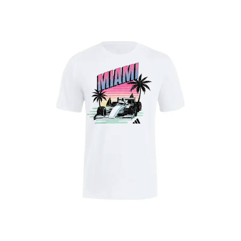Adidas Free Shipping With AdiClub Miami Motorsport Scenic Drive Tee-0