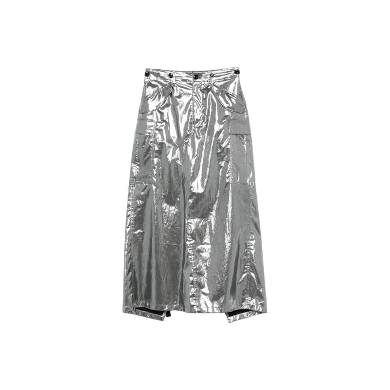 JUNYA WATANABE Ciré Maxi Skirt-0