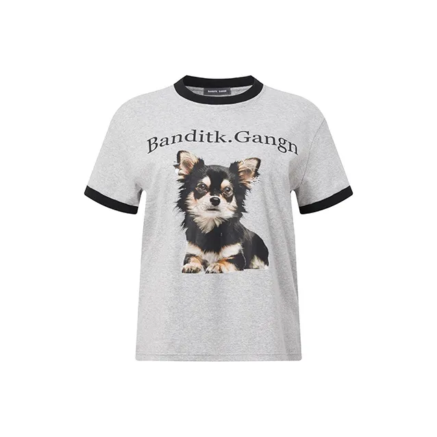 BANDITK GANGN T Shirt Unisex Heather Gray-0