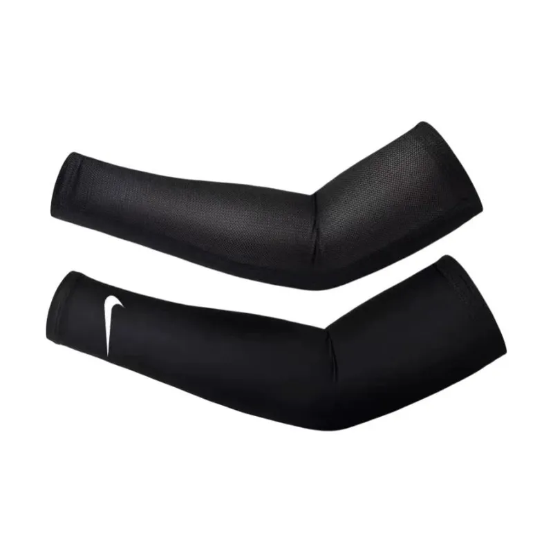 Nike Knitted Fabric Sun Protection Sleeves Men's Black-0