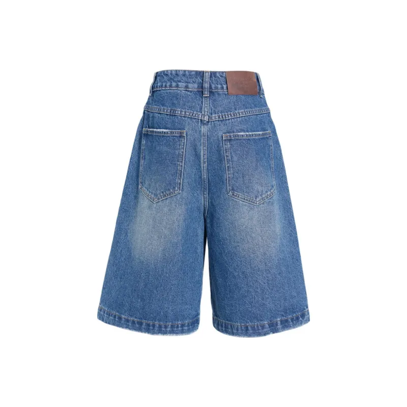 Poyz Denim Shorts Women's Vintage Blue-1