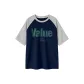 Navy Blue & White Heather Gray