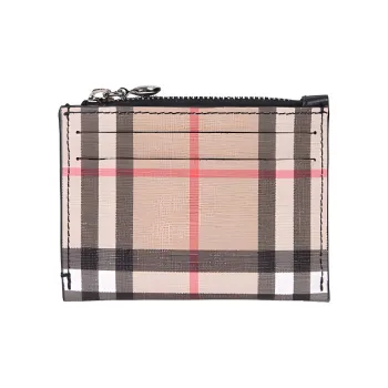 Burberry Vintage Check Leather Cardholder