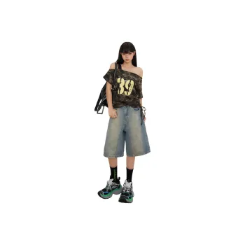 Jenna Chun Denim Shorts Women's