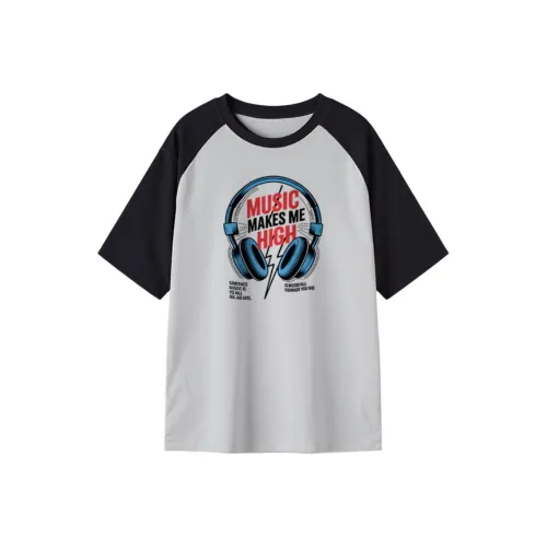 FAIRWHALE Drop Shoulder Sleeve T Shirt Women's
