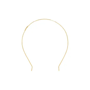 VERSACE Brass Headbands Unisex Gold