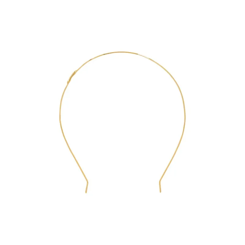 VERSACE Brass Headbands Unisex Gold-0