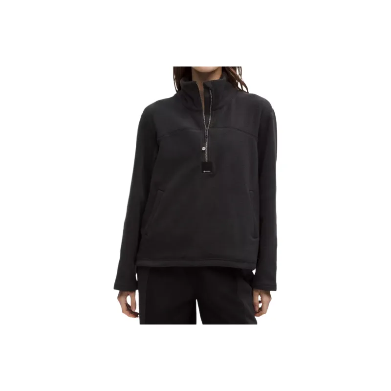 Lululemon Fleece Sweatshirt Women's Black-0