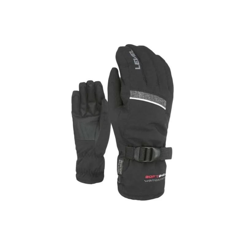 LEVEL Polyester, Elastane Ski Gloves Men's Black-0