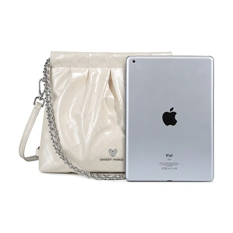 Disney Classic PU Backpack Regular Women's White Gold/Black Gold-1