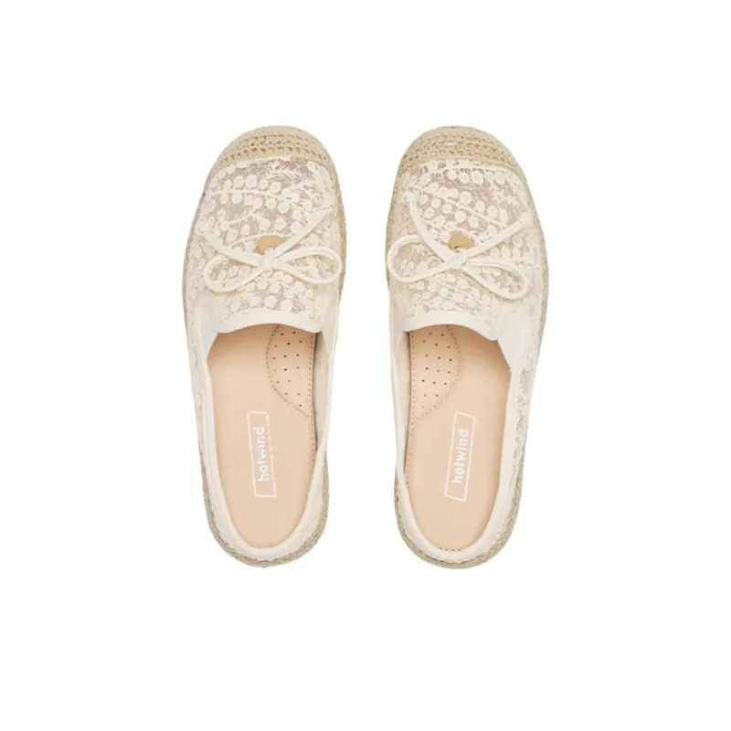 Hotwind Slip Resistant Closed Toe Slippers Women's Beige-4