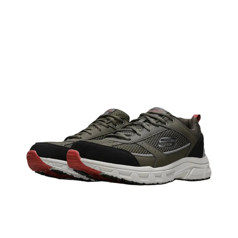 Skechers Oak Canyon Anti Slip Wear Resistant Low Top Outdoor Shoes Men's Khaki-2