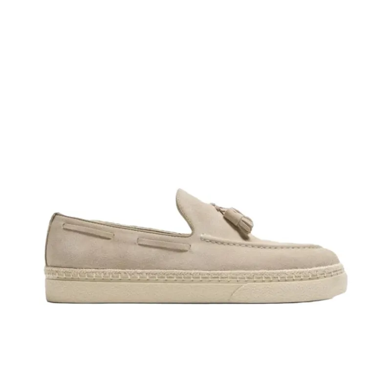 ZARA Boat Shoes Men's Beige Yellow-1