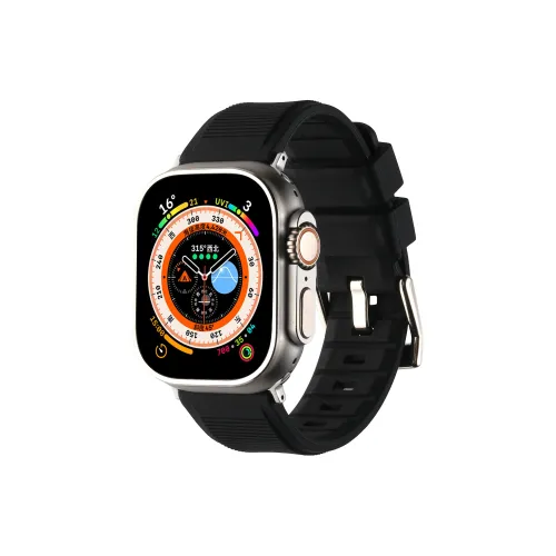 KVZUVUU Apple Compatibility Watch Band Silicone Material