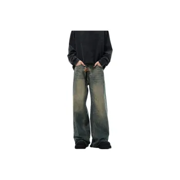 Pirkadat Jeans Unisex Vintage Blue