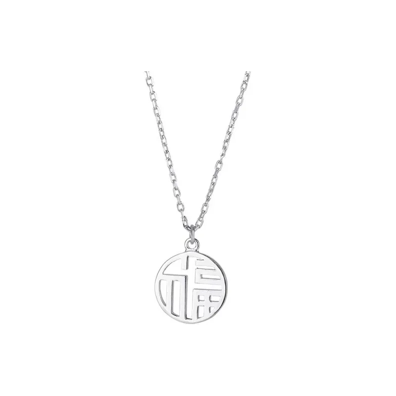Regalrose 925 Sterling Silver Necklaces Women's Silver-0