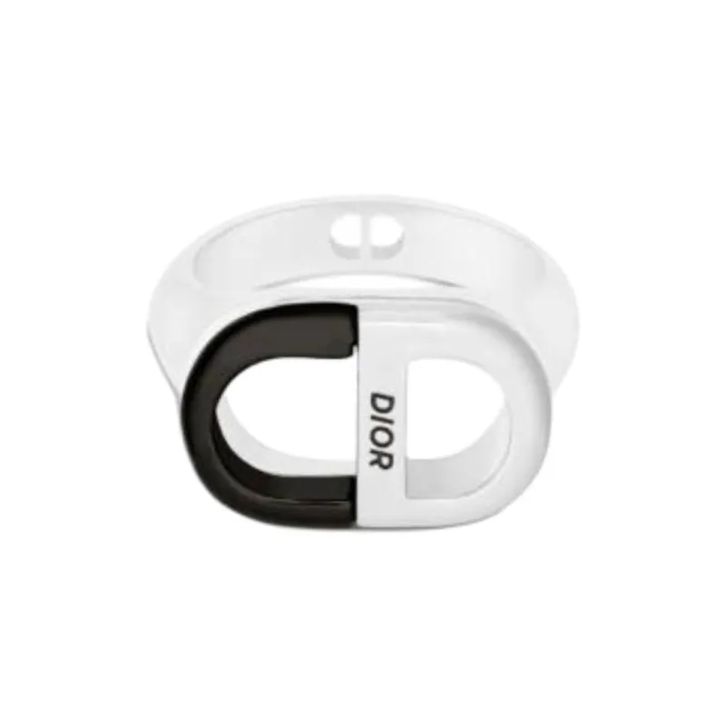 DIOR Silver, Ruthenium Rings Unisex Silver-1