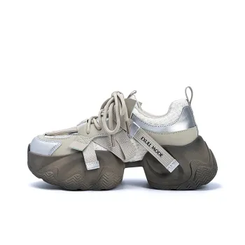 EXULL Q Low Top Chunky Sneakers Women's Greige